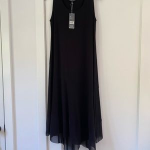 Eileen Fisher Scoop Neck Viscose Jersey  Dress Size XS